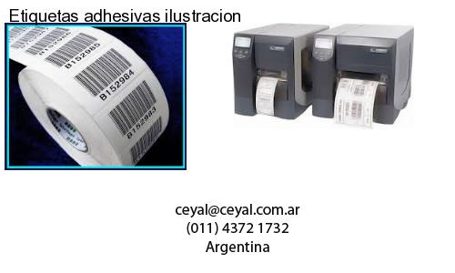 Etiquetas adhesivas ilustracion