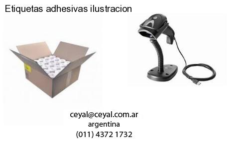 Etiquetas adhesivas ilustracion