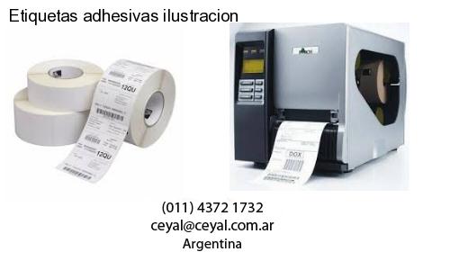 Etiquetas adhesivas ilustracion