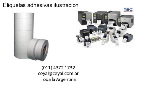 Etiquetas adhesivas ilustracion