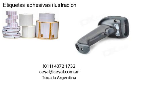 Etiquetas adhesivas ilustracion