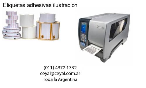 Etiquetas adhesivas ilustracion