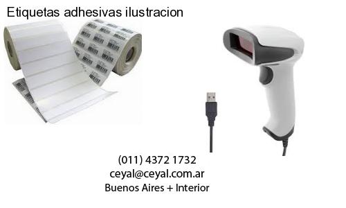 Etiquetas adhesivas ilustracion