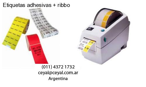 Etiquetas adhesivas   ribbo
