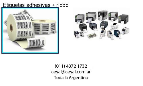 Etiquetas adhesivas   ribbo