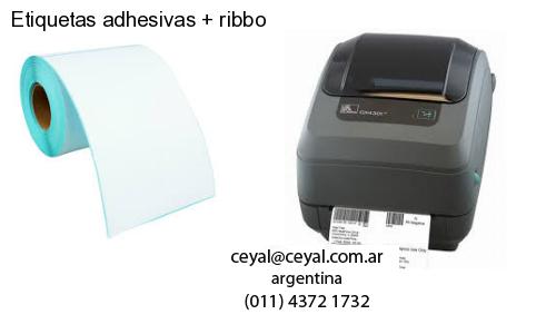 Etiquetas adhesivas   ribbo