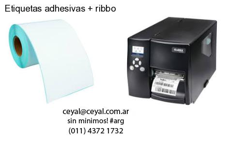 Etiquetas adhesivas   ribbo