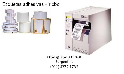 Etiquetas adhesivas   ribbo
