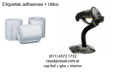 Etiquetas adhesivas   ribbo