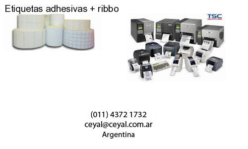 Etiquetas adhesivas   ribbo