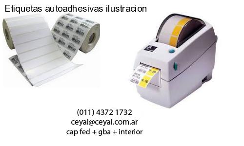 Etiquetas autoadhesivas ilustracion