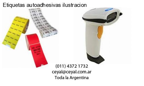 Etiquetas autoadhesivas ilustracion