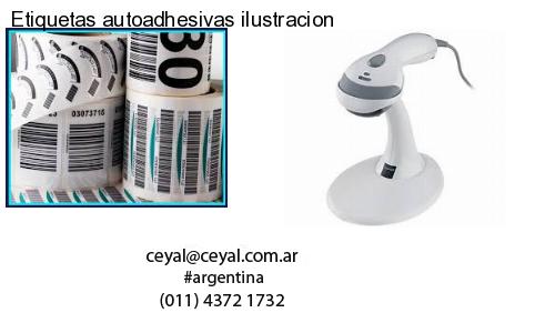 Etiquetas autoadhesivas ilustracion