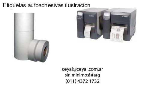Etiquetas autoadhesivas ilustracion