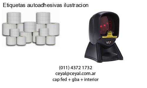 Etiquetas autoadhesivas ilustracion