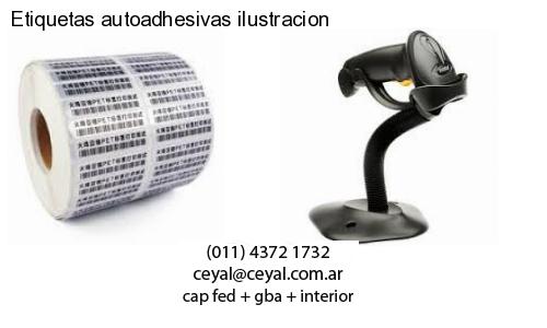 Etiquetas autoadhesivas ilustracion