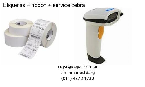 Etiquetas   ribbon   service zebra