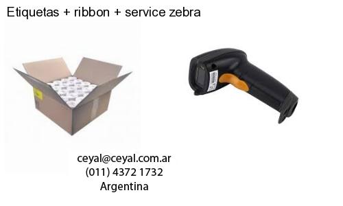 Etiquetas   ribbon   service zebra