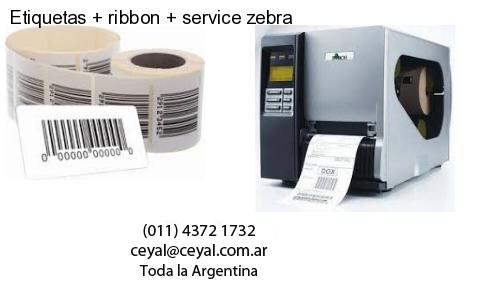 Etiquetas   ribbon   service zebra