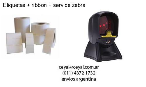 Etiquetas   ribbon   service zebra