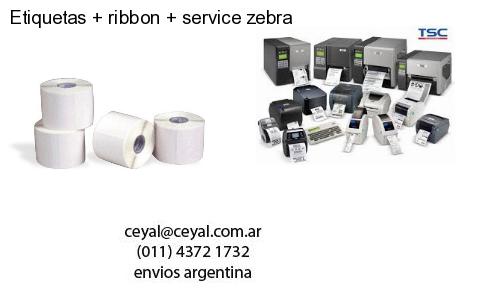 Etiquetas   ribbon   service zebra
