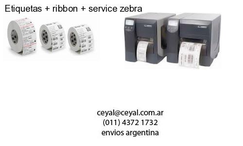 Etiquetas   ribbon   service zebra