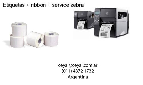 Etiquetas   ribbon   service zebra