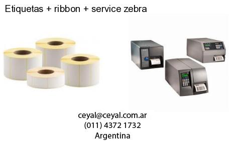 Etiquetas   ribbon   service zebra