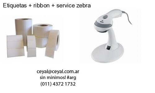 Etiquetas   ribbon   service zebra