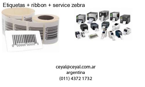 Etiquetas   ribbon   service zebra