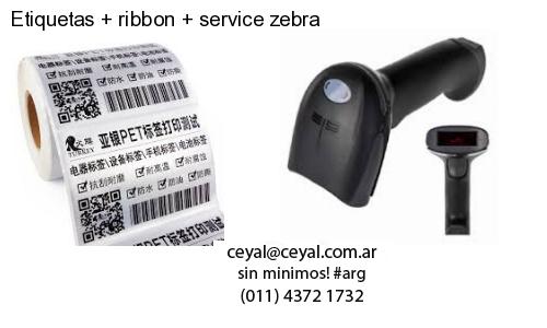 Etiquetas   ribbon   service zebra