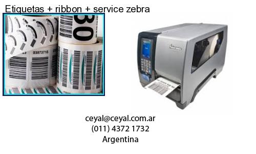 Etiquetas   ribbon   service zebra