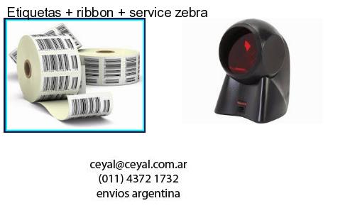 Etiquetas   ribbon   service zebra