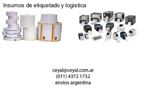 Insumos de etiquetado y logistica