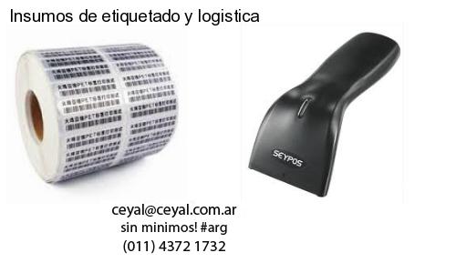 Insumos de etiquetado y logistica