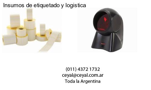 Insumos de etiquetado y logistica