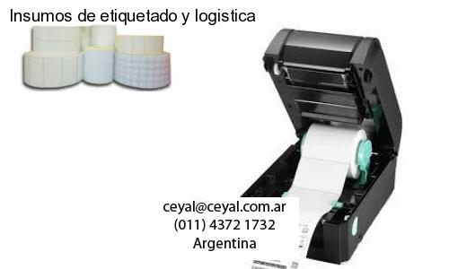 Insumos de etiquetado y logistica