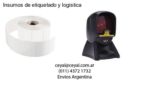 Insumos de etiquetado y logistica