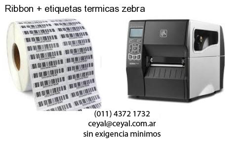 Ribbon   etiquetas termicas zebra