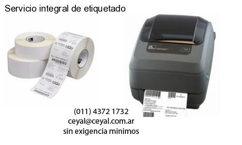 Servicio integral de etiquetado