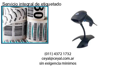 Servicio integral de etiquetado