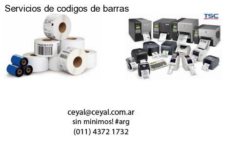 Servicios de codigos de barras