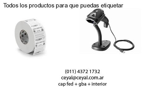 Todos los productos para que puedas etiquetar