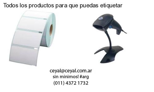 Todos los productos para que puedas etiquetar