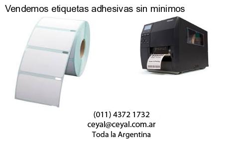 Vendemos etiquetas adhesivas sin minimos