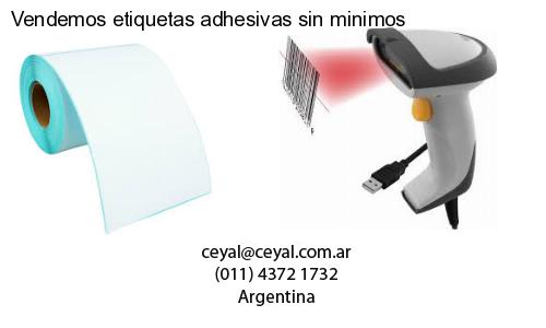 Vendemos etiquetas adhesivas sin minimos