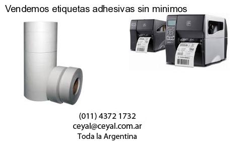 Vendemos etiquetas adhesivas sin minimos