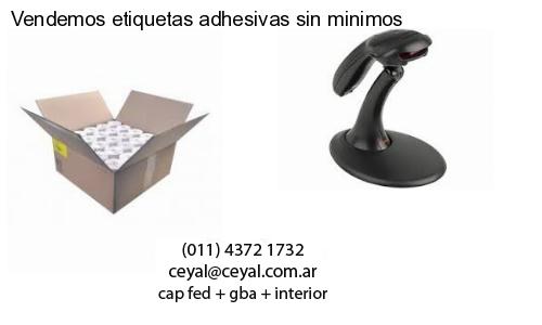 Vendemos etiquetas adhesivas sin minimos