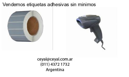 Vendemos etiquetas adhesivas sin minimos