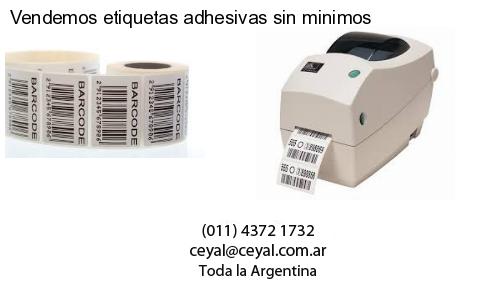 Vendemos etiquetas adhesivas sin minimos
